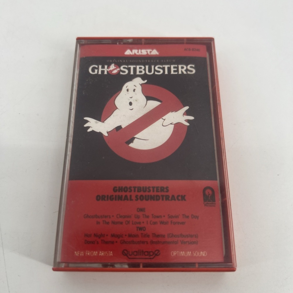 GHOSTBUSTERS Original Soundtrack (Cassette Tape, 1984) Arista
